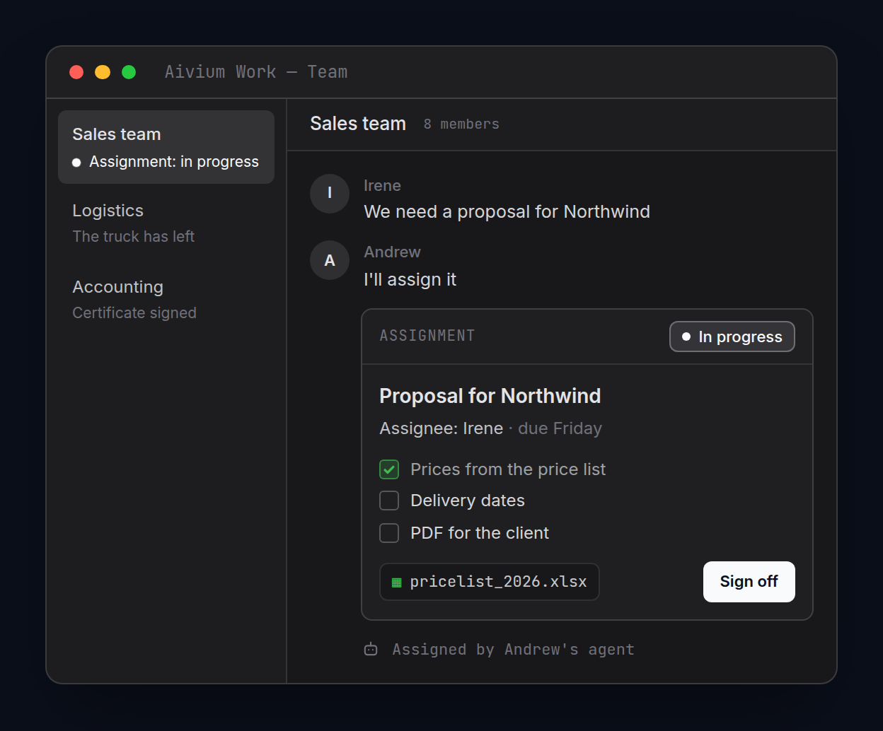 Tasks stop drowning in chat